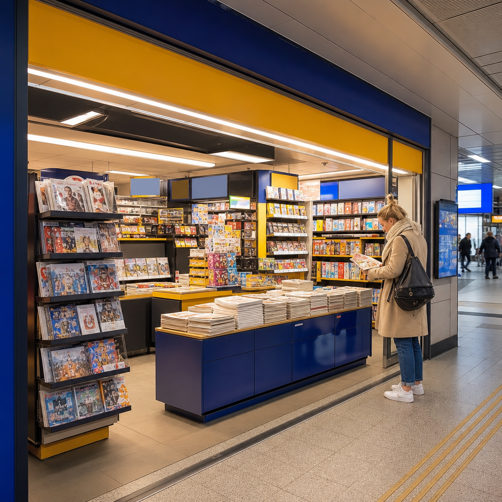 AKO Station Den Bosch: kranten, boeken en cadeautjes